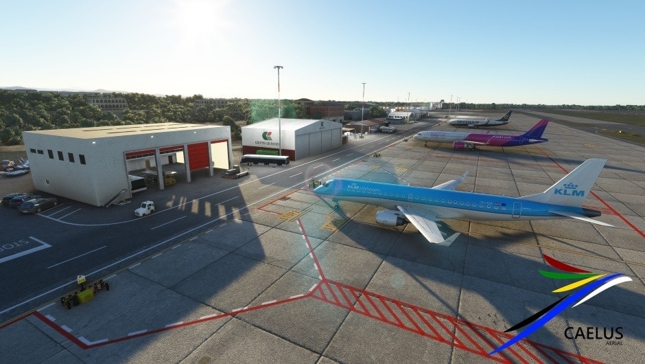 Caelus Aerial Releases Bologna Airport for MSFS - FSExpo 2023, Microsoft Flight Simulator, SoFly