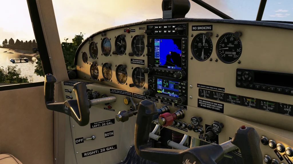 PESIM Maule M7 Cockpit