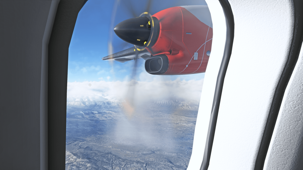 Microsoft Flight Simulator ATR cabin