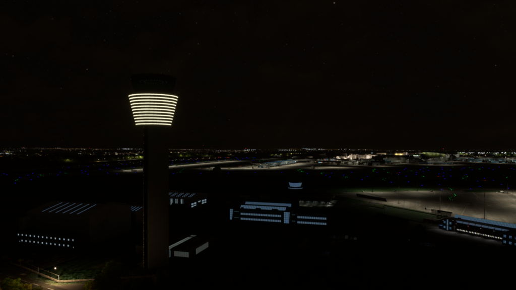 Night lighting tower