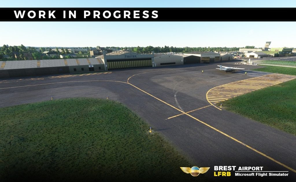 PESIM Previews Their New Brest Airport Scenery for MSFS - Microsoft Flight Simulator, Pilot Experience Sim