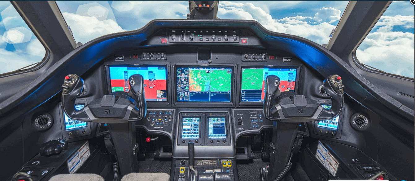 G5000 Avionics Suite onboard the Cessna Citation X
https://www.google.com/url?sa=i&url=https%3A%2F%2Fwww.hangar67.com%2Faircraft%2F2017-cessna-citation-x%2F7210&psig=AOvVaw2qecMNNxgwvr5NqGlWsARf&ust=1684522892091000&source=images&cd=vfe&ved=0CA0QjRxqFwoTCOig1vnG__4CFQAAAAAdAAAAABAs