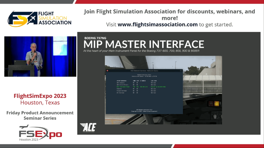 Allied Cockpit Equipment Reveals 737 MIP Master Interface at FSExpo 2023 - Allied Cockpit Equipment, FSExpo 2023, X-Plane