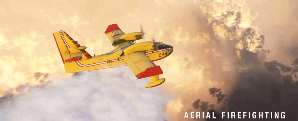 New Microsoft Flight Simulator Set to Feature Aerial Firefighting