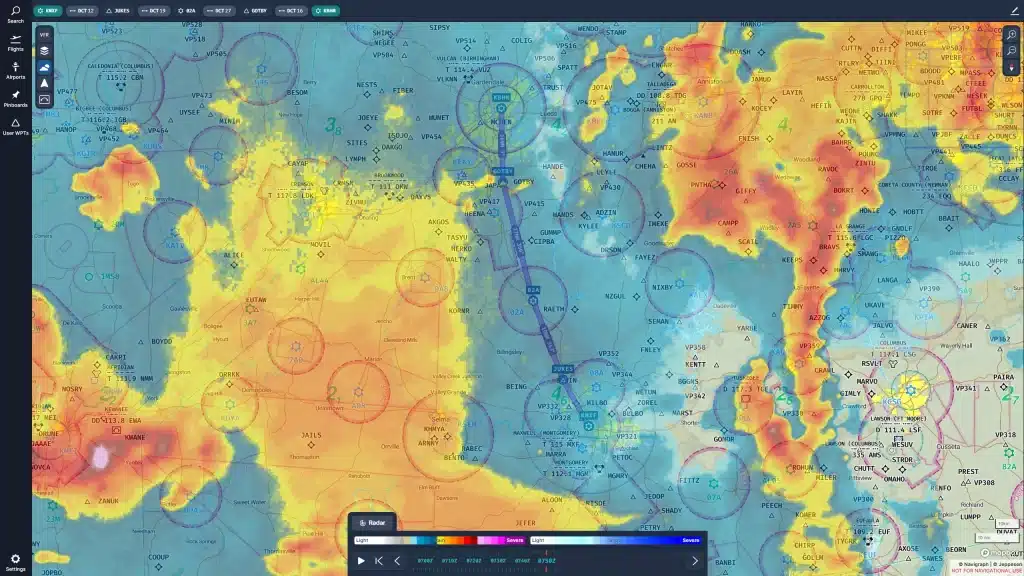 Navigraph Introducing Weather Layers in Navigraph Charts 8 - Microsoft Flight Simulator, Navigraph, Prepar3D, X-Plane