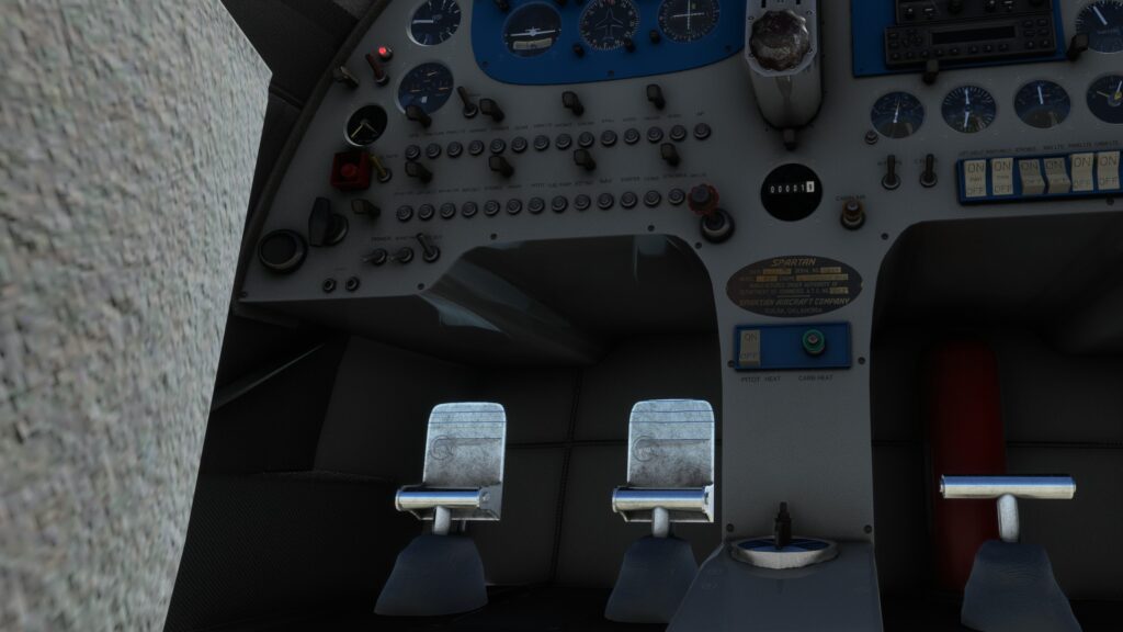 HCG Spartan 7W for MSFS cockpit modeling
