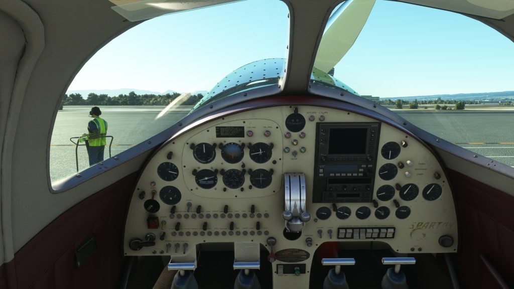 Spartan 7W cockpit