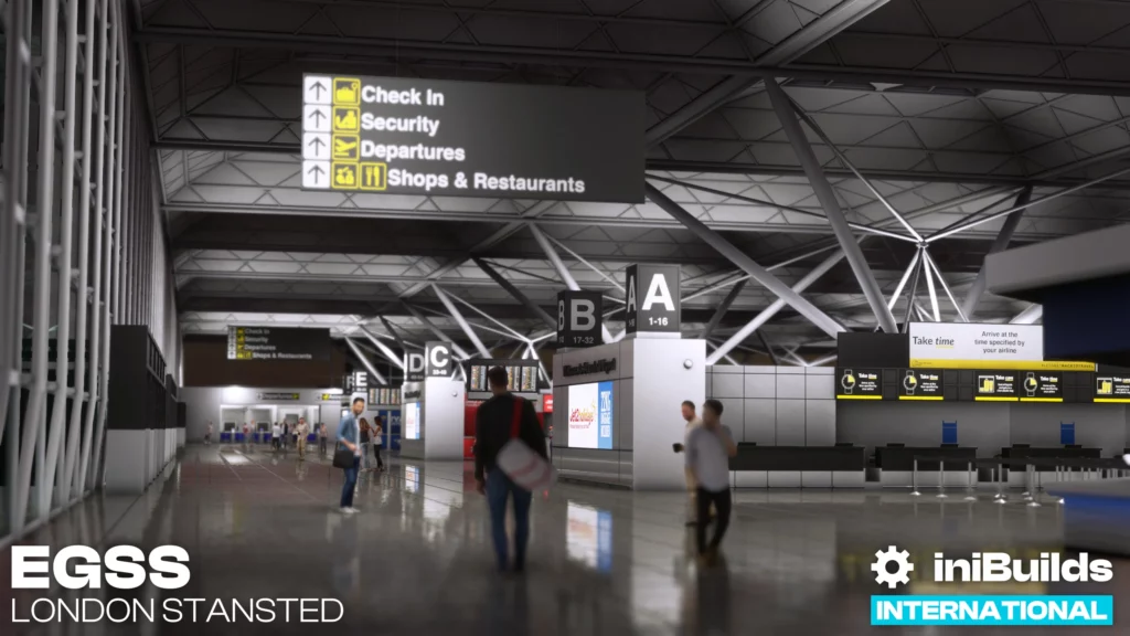 Detailed London Stansted Airport Released by iniBuilds for MSFS - IniBuilds, Microsoft Flight Simulator