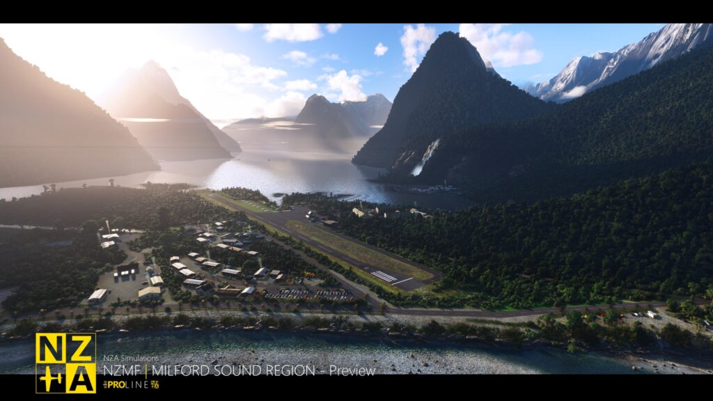 NZA Simulations Updates on Upcoming Milford Sound Region Pack for MSFS - Microsoft Flight Simulator, NZA Simulations