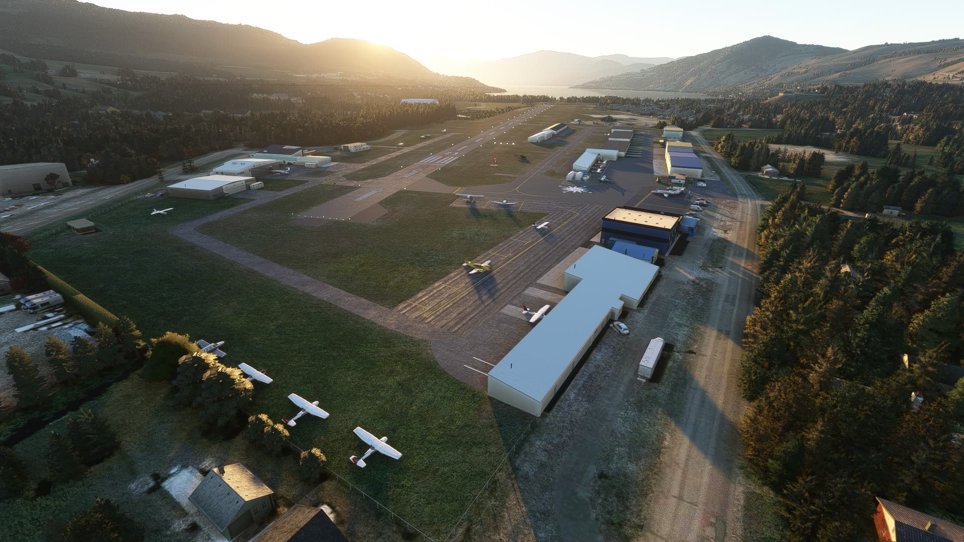 Picturesque Vernon Airport Released By T0ken Design For Msfs Fsnews