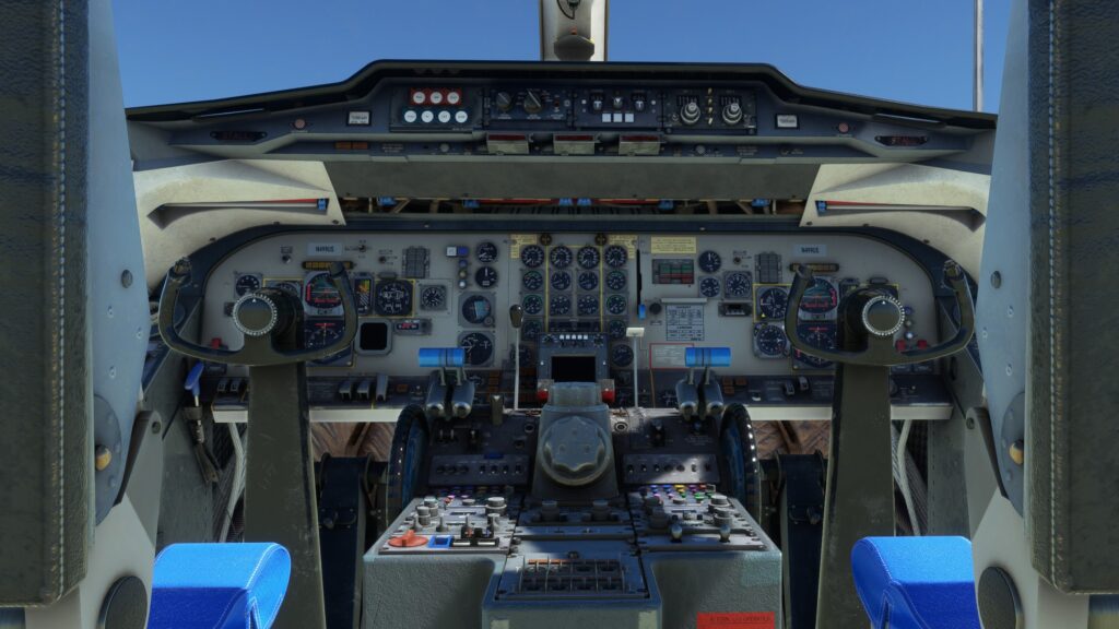 Just Flight Fokker F28 cockpit 2