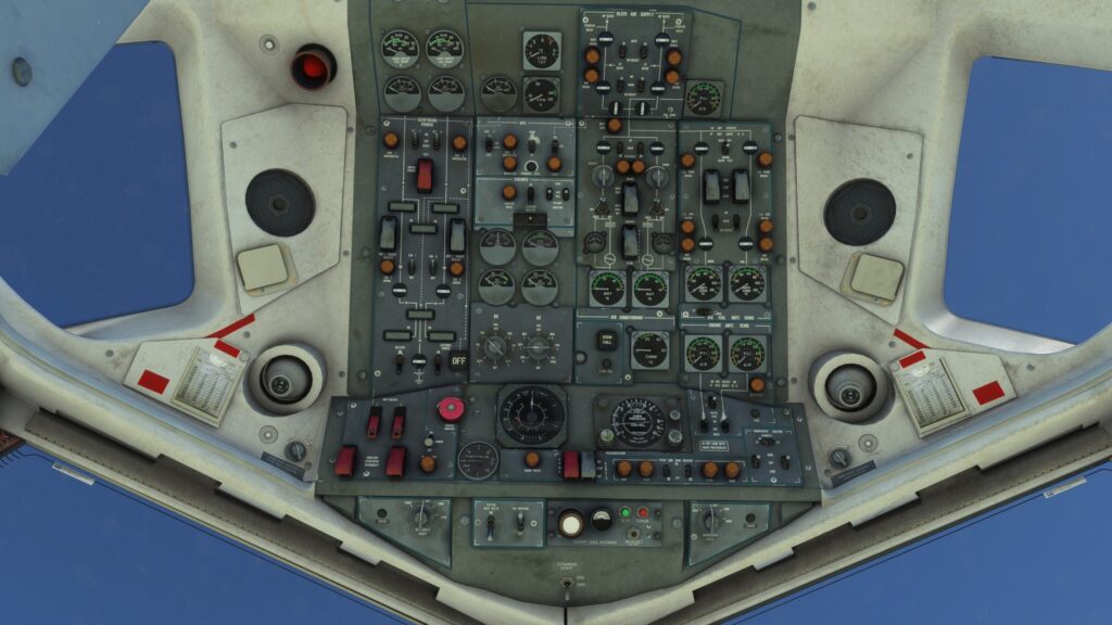 Just Flight Fokker F28 cockpit 1