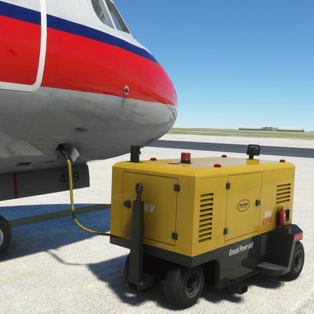 Just Flight Fokker F28 GPU cart sounds
