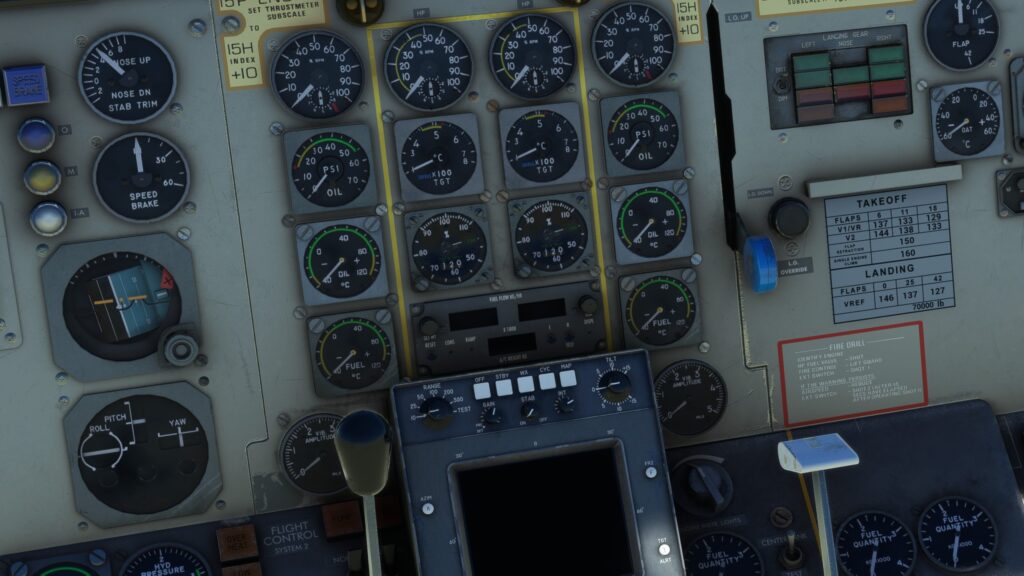 Just Flight Fokker F28 GPS navigation