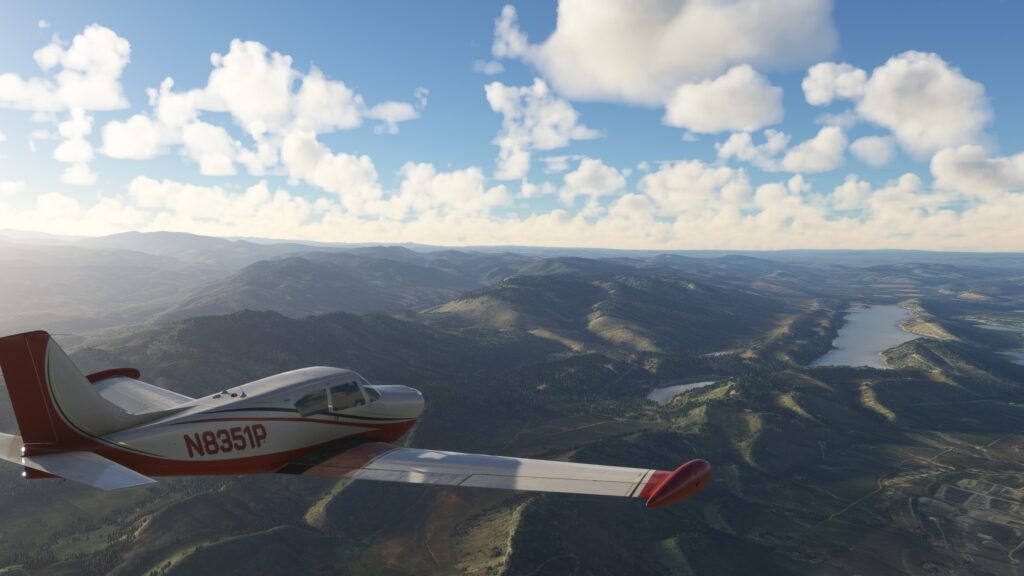 A2A Comanche over Horsetooth Reservoir