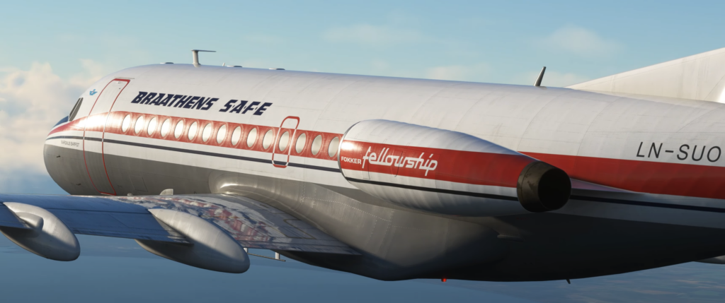 Just Flight Releases Thrilling Fokker F28 Professional Update in MSFS - Just Flight