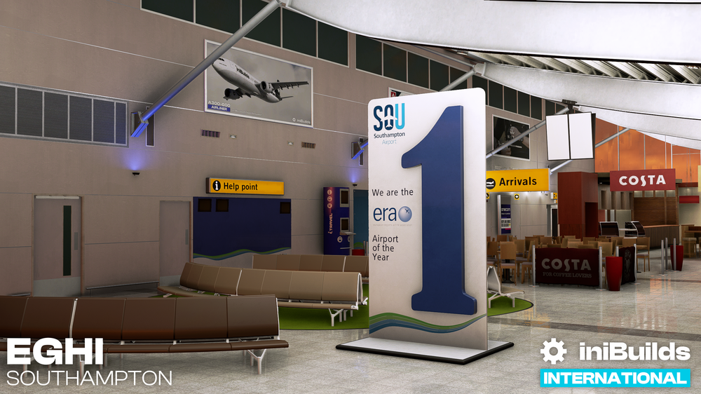 iniBuilds Announces Southampton Airport for MSFS - IniBuilds, Microsoft Flight Simulator