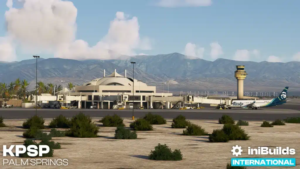 iniBuilds Releases Palm Springs for MSFS - IniBuilds, Microsoft Flight Simulator