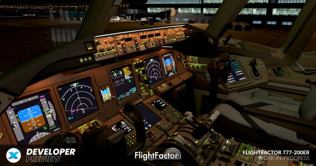 FlightFactor Previews 777-200 for X-Plane 12 - FlightFactor, X-Plane