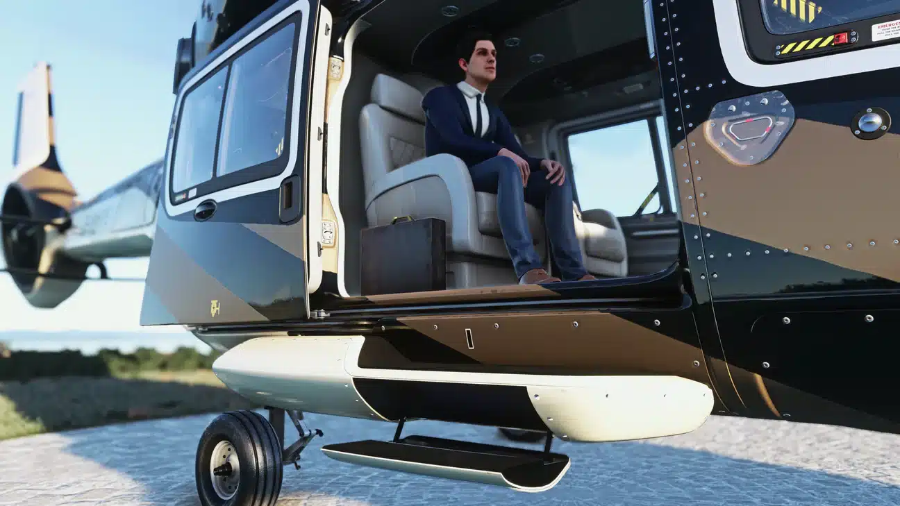 HPG's Airbus H160 helicopter takes flight in Microsoft Flight