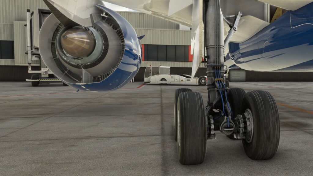 LVFR A330 engines and landing gear