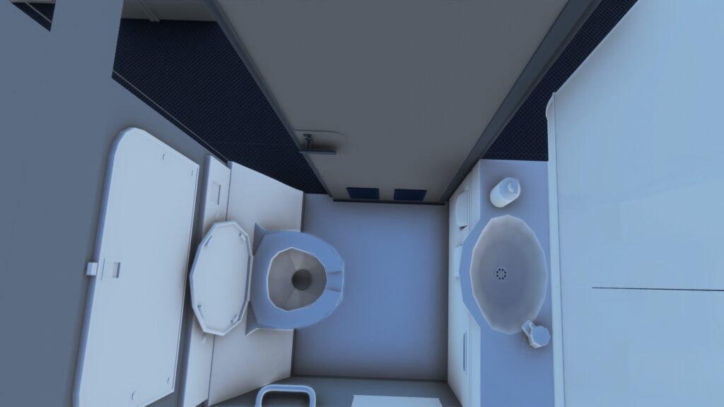 LVFR A330-900neo for MSFS review toilet
