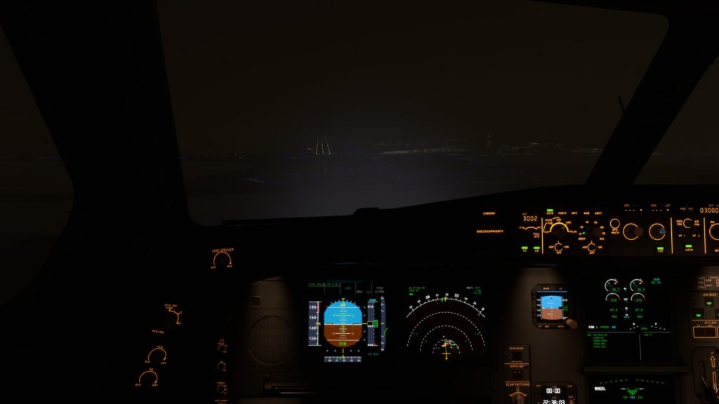 LatinVFR A330-900neo for MSFS review night view