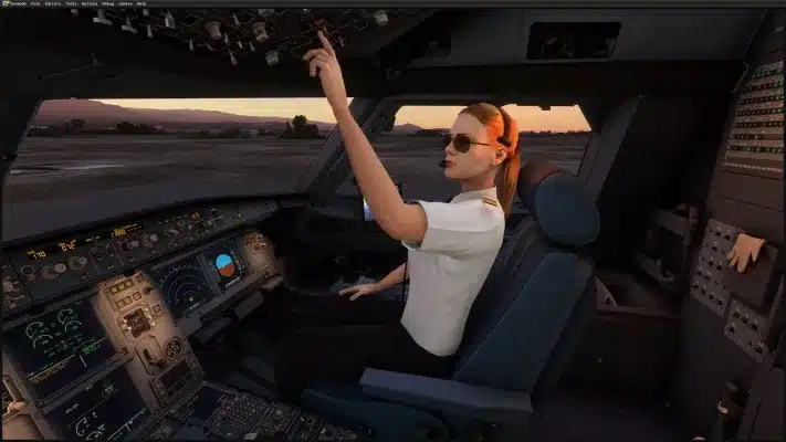 animated first officer a320