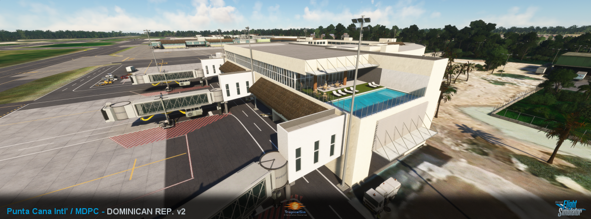 TropicalSim Releases Punta Cana Airport V2 For MSFS - FSNews