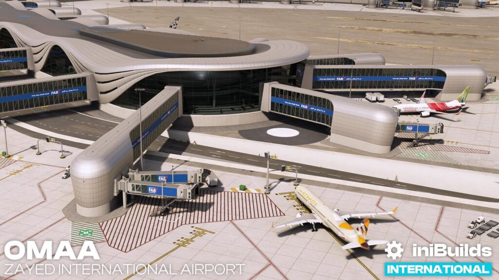 iniBuilds Abu Dhabi Airport for MSFS