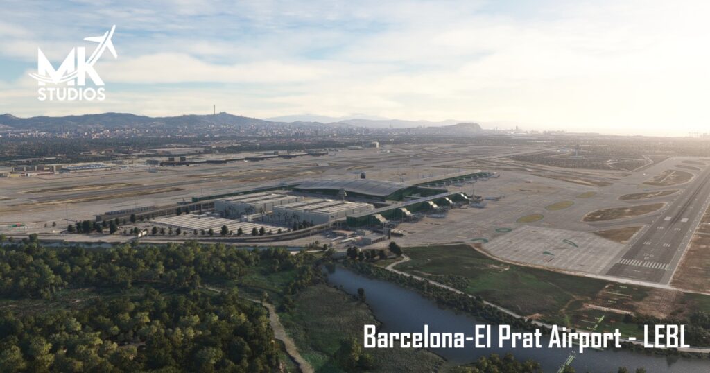 MK Studios Releases Barcelona El-Prat Airport for MSFS - MK-Studios