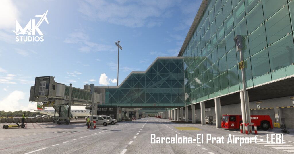 MK Studios Releases Barcelona El-Prat Airport for MSFS - MK-Studios