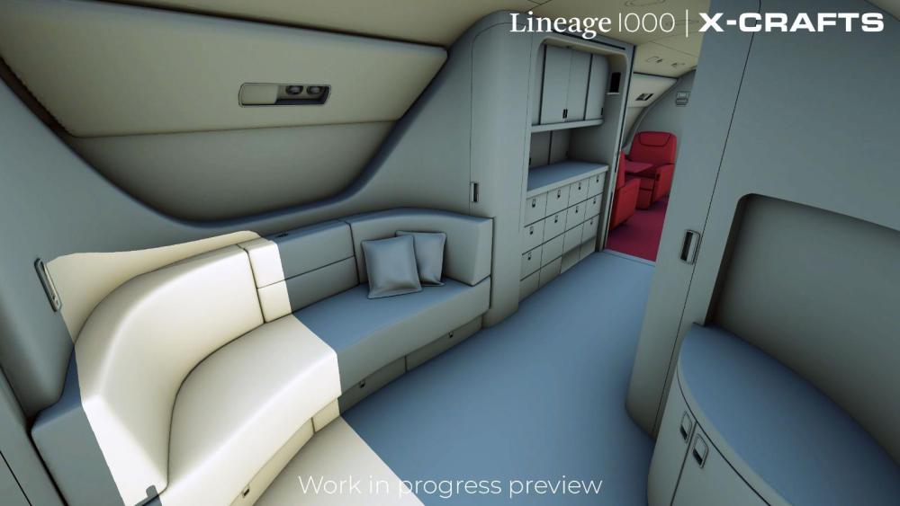 X-Crafts Shows Embraer Lineage 1000 for X-Plane in Latest Previews - X-Crafts